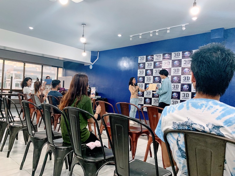 3d プレゼンの様子