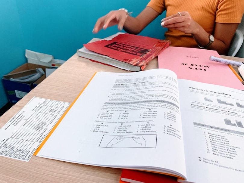 NexSeedの英語クラスの様子