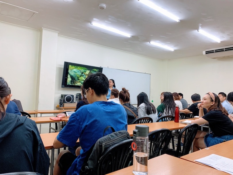 philinterのグループクラスの様子