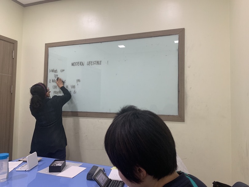 philinterでの授業の様子