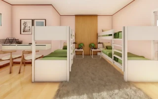 (API BECI City/アピベシシティー) 4人部屋 スタジオ(2)