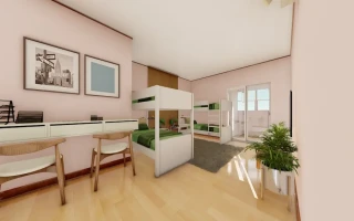 (API BECI City/アピベシシティー) 4人部屋 スタジオ